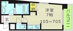 アリビオ京橋の物件間取画像